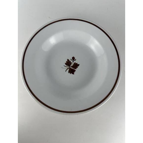 Antique Alfred Meakin Bowls Large Ironstone~ Tea Leaf 9” X 2” - Picture 1 of 8